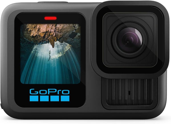 GoPro HERO13 Black - Waterproof Action Camera with 5.3K60 Video, 27MP Photo + Compatibility with HB-Series Lenses (Like New)