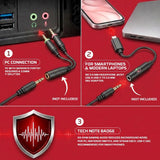 HyperX Cloud Earbuds II - Wired Gaming Earbuds 14mm Driver Built-in Microphone | 4 Ear Plug Sizes | 3.5mm Connector | Hard Case | PC, Console & Mobile Compatibility | Red