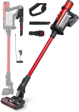 Henry Quick Hen.100, Cordless Stick Vacuum, Red, 300 W, 1 Liter (Like New)