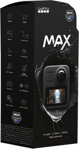 GoPro Max - Waterproof 360 Digital Action Camera with Unbreakable Stabilisation, Touch Screen and Voice Control - Live HD Streaming, Black