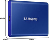 Samsung Portable T7 2TB External SSD USB 3.2 Gen 2 MU-PC2T0H/WW