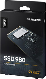 Samsung 980 500 GB PCIe 3.0 (up to 3500mbs) NVMe M.2 Internal Solid State Drive (SSD) (MZ-V8V500BW) (Like New)