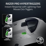 Razer Wolverine V3 Pro - Wireless Esports Controller for Xbox & PC (HyperSpeed Wireless, Mecha Tactile Action Buttons, Anti-drift Hall Effect analog thumbsticks, haptic vibrations) White (Like New)