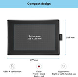 One by Wacom Medium, Pen Tablet, incl. battery-free Wacom Pen 2K