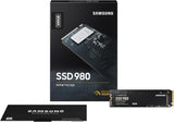 Samsung 980 500 GB PCIe 3.0 (up to 3500mbs) NVMe M.2 Internal Solid State Drive (SSD) (MZ-V8V500BW) (Like New)