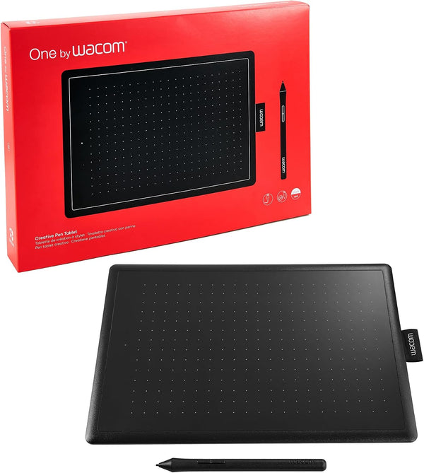 One by Wacom Medium, Pen Tablet, incl. battery-free Wacom Pen 2K