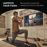 Peloton Guide | Strength Training Device with Built-In Camera Technology, Rep Tracking, and Handheld Remote with Voice Control, Black