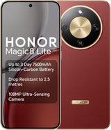 HONOR Magic8 Lite Snapdragon 6 Gen 4 8GB RAM 512GB ROM AMOLED 5G Smartphone (Red, Magic8 Lite) (Like New)