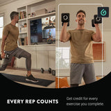 Peloton Guide | Strength Training Device with Built-In Camera Technology, Rep Tracking, and Handheld Remote with Voice Control, Black