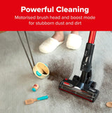 Henry Quick Hen.100, Cordless Stick Vacuum, Red, 300 W, 1 Liter (Like New)