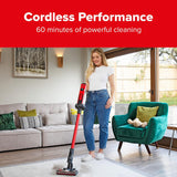 Henry Quick Hen.100, Cordless Stick Vacuum, Red, 300 W, 1 Liter (Like New)